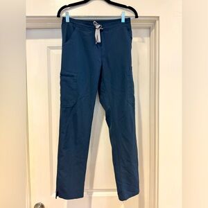 Denim Blue Figs Scrub Pants XS Regular